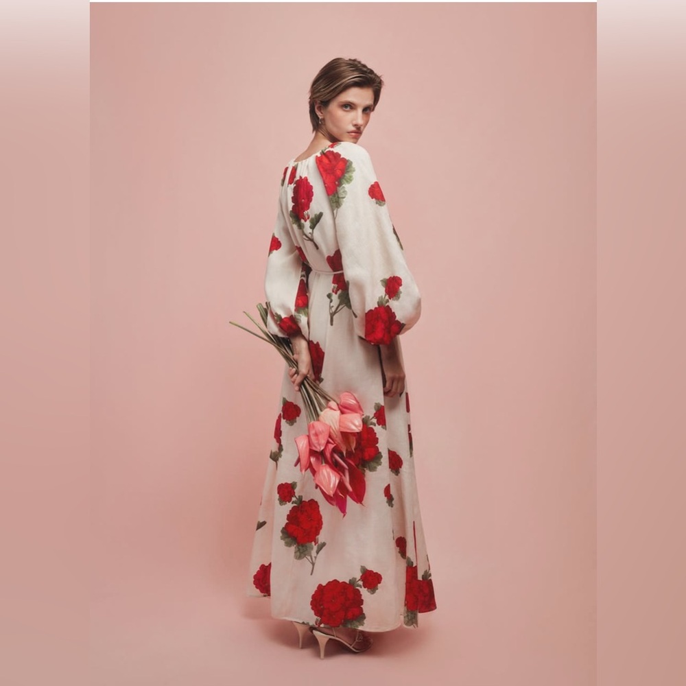 Morton Mac floral maxi dress SZ M price is firm